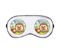 Azeeda 'Baby Hedgehog with Acorns' Sleep/Travel Eye Mask (EY00030981)