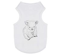 Azeeda 'Baby Koala' Pet Dog/Cat T-Shirt, L (PT00169555)