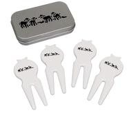 Azeeda 'Baby Lambs' Golf Divot Tool/Repair Fork Gift Set (GO00098037)