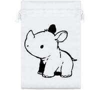 Azeeda 'Baby Rhino' Satin Gift Bag - 25cm (SB00164199)