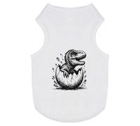 Azeeda 'Baby T Rex Hatching' Pet Dog/Cat T-Shirt, L (PT00143711)