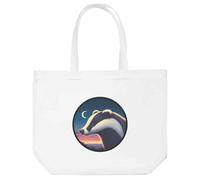 Azeeda 'Badger By Moonlight' Tote Shopping Bag For Life (BG00086368)