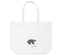 Azeeda 'Badger on his night walk' Tote Shopping Bag For Life (BG00071773)