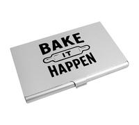 Azeeda 'Bake It Happen' Business Card Holder/Credit Card Wallet (CH00048752)