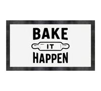 Azeeda 'Bake It Happen' Pet Feeding Mat (PM00031357)