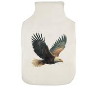 Azeeda 'Bald Eagle Flying' Hot Water Bottle Cover (HW00048278)