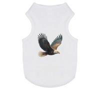Azeeda 'Bald Eagle Flying' Pet Dog/Cat T-Shirt, S (PT00181465)