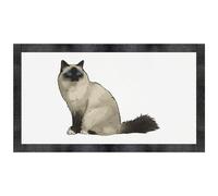 Azeeda 'Balinese Cat' Pet Feeding Mat (PM00035048)