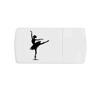 Azeeda 'Ballerina' Pill Box with Tablet Splitter (PI00045637)