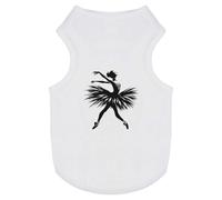 Azeeda 'Ballet Dancer' Pet Dog/Cat T-Shirt, M (PT00149214)