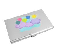 Azeeda 'Balloons Over Clouds' Business Card Holder/Credit Card Wallet (CH00056788)