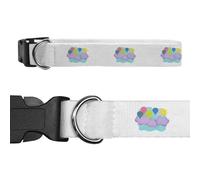 Azeeda 'Balloons Over Clouds' Dog Collar - White, S (PR00084489)