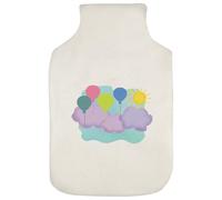 Azeeda 'Balloons Over Clouds' Hot Water Bottle Cover (HW00051047)