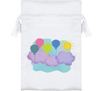 Azeeda 'Balloons Over Clouds' Satin Gift Bag - 15cm (SB00157660)