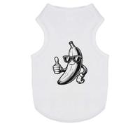 Azeeda 'Banana Thumbs Up' Pet Dog/Cat T-Shirt, M (PT00181446)