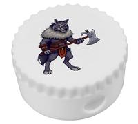 Azeeda 'Barbarian Wolf' Compact Pencil Sharpener (PS00056089)
