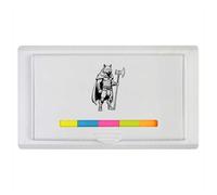 Azeeda 'Barbarian Wolf' Sticky Note Ruler Pad (ST00047199)