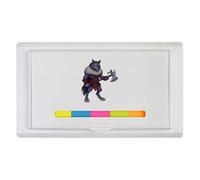 Azeeda 'Barbarian Wolf' Sticky Note Ruler Pad (ST00047200)