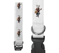 Azeeda 'Bard Goat' Dog Collar - White, S (PR00085711)