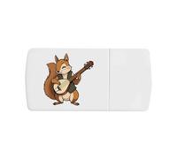 Azeeda 'Bard Squirrel' Pill Box with Splitter (PI00045167)