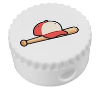 Azeeda 'Baseball Bat & Cap' Compact Pencil Sharpener (PS00056096)