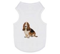 Azeeda 'Basset Hound' Pet Dog/Cat T-Shirt, L (PT00085863)