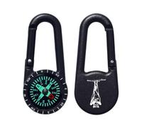 Azeeda 'Bat Hanging Upside Down' Compass Keyring (KC00043778)