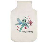Azeeda 'Be My Lovebug' Hot Water Bottle Cover (HW00047887)