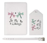 Azeeda 'Be My Lovebug' Passport Cover & Luggage Tag Travel Set (PA00034368)