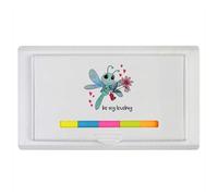 Azeeda 'Be My Lovebug' Sticky Note Ruler Pad (ST00045209)