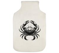 Azeeda 'Beach Crab' Hot Water Bottle Cover (HW00051881)