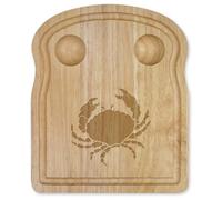 Azeeda 'Beach Crab Silhouette' Wooden Breakfast Board (WB00097993)