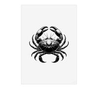 Azeeda 'Beach Crab' Wall Art Poster Print - Unframed Artwork for Home Decor - A4 Portrait (PP00373661)