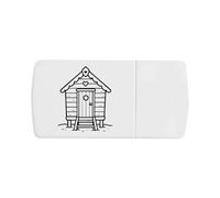 Azeeda 'Beach Hut' Pill Box with Tablet Splitter (PI00035354)