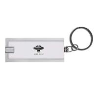 Azeeda 'Beam Me Up UFO' LED Torch Keyring - Compact Pocket Flashlight with Keychain - Handy Mini Light for Bags and Keys (KT00038093)