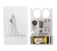 Azeeda 'Beautiful Bride' Mini Travel Sewing Kit (SE00017391)