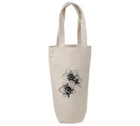 Azeeda 'Beautiful Orchid' Cotton Wine Bottle Gift/Travel Bag (BL00046617)