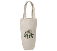 Azeeda 'Beautiful Passion Flower' Cotton Wine Bottle Gift/Travel Bag (BL00047139)