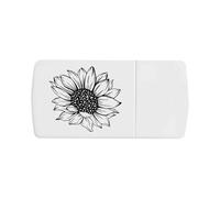 Azeeda 'Beautiful Sunflower ' Pill Box with Tablet Splitter (PI00037094)