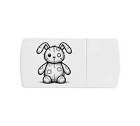 Azeeda 'Bedraggled Bunny' Pill Box with Splitter (PI00045393)