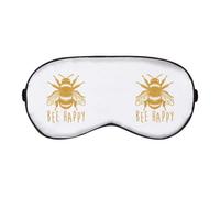 Azeeda 'Bee Happy Bumblebee' Sleep/Travel Eye Mask (EY00030853)