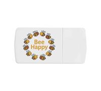 Azeeda 'Bee Happy' Pill Box with Tablet Splitter (PI00035607)