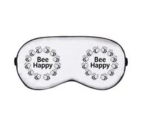 Azeeda 'Bee Happy' Sleep/Travel Eye Mask (EY00030583)