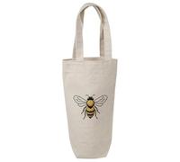 Azeeda 'Bee Pixel Art' Cotton Wine Bottle Gift/Travel Bag (BL00047259)