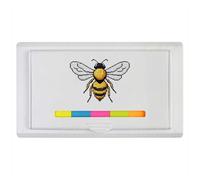 Azeeda 'Bee Pixel Art' Sticky Note Ruler Pad (ST00044513)