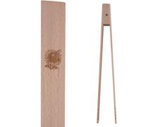 Azeeda 'Bee Pollinating A Sunflower in The Garden' Wooden Cooking/Toast Tongs (TN00024085)