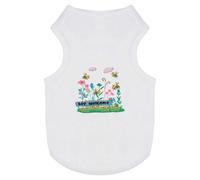 Azeeda 'Bee Welcome Flower Garden' Pet Dog/Cat T-Shirt, S (PT00153633)