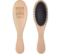 Azeeda 'Been There Done That' Wooden Hairbrush (HA00057958)