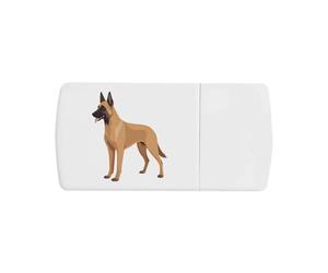 Azeeda 'Belgian Malinois Dog' Pill Box with Tablet Splitter (PI00040995)