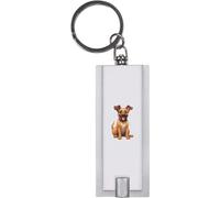 Azeeda 'Belgian Malinois' LED Torch Keyring - Compact Pocket Flashlight with Keychain - Handy Mini Light for Bags and Keys (KT00033096)